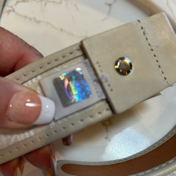 Just Cavalli Cloth Covered Leather Belt - Picture 2 of 6